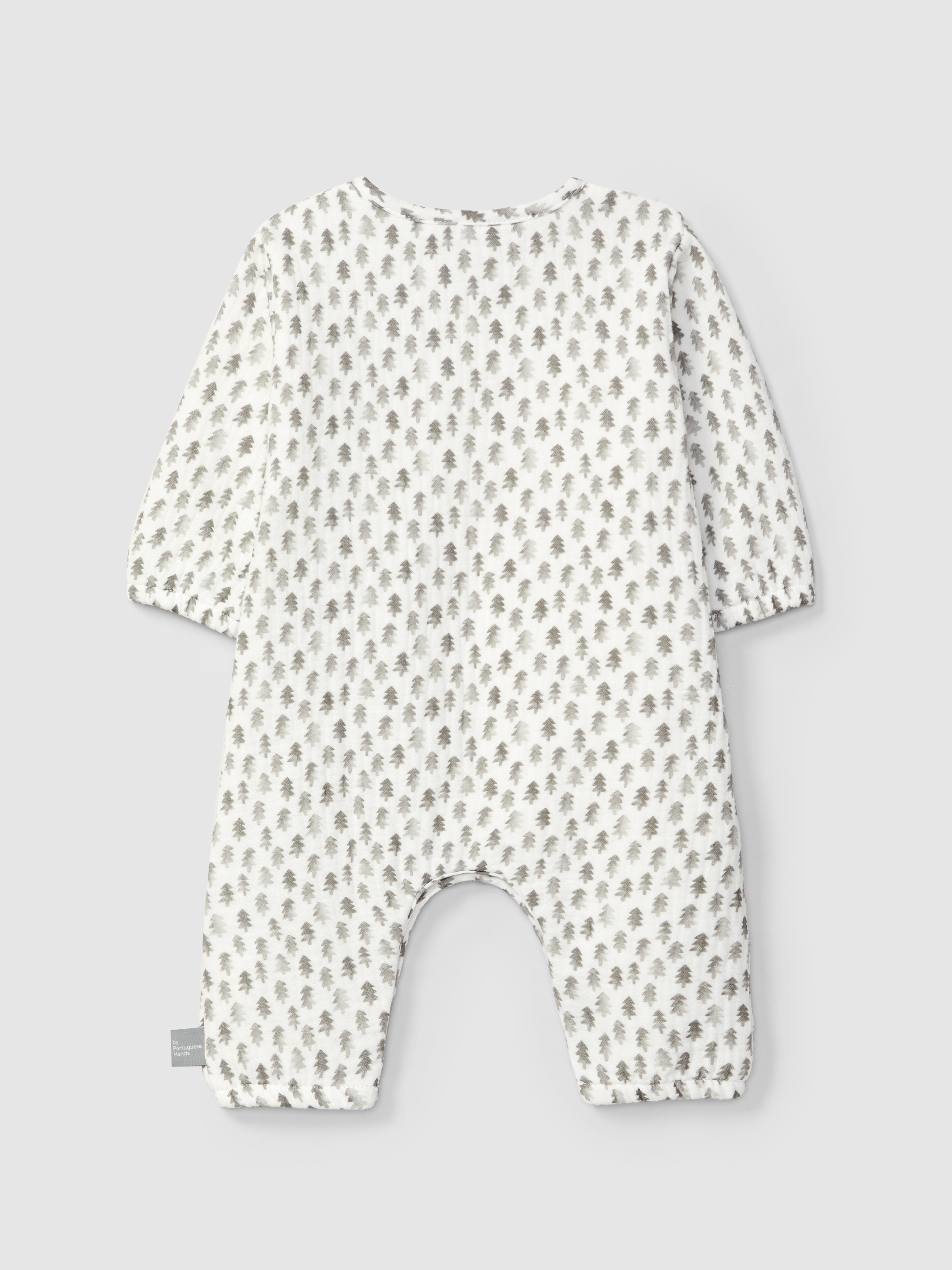 Trajecito de muselina estampada