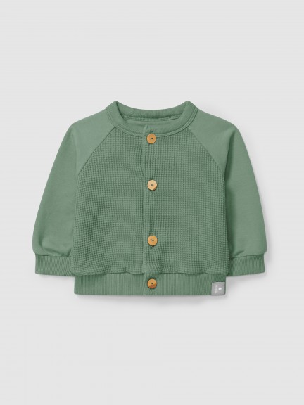 Waffle weave jacket Waffle weave jacket