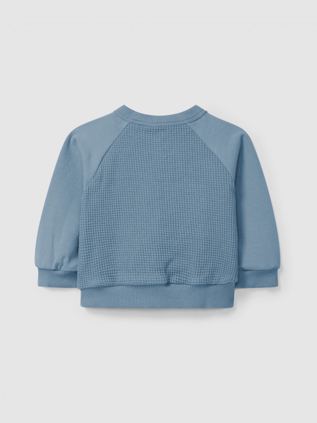 Waffle weave jacket Waffle weave jacket