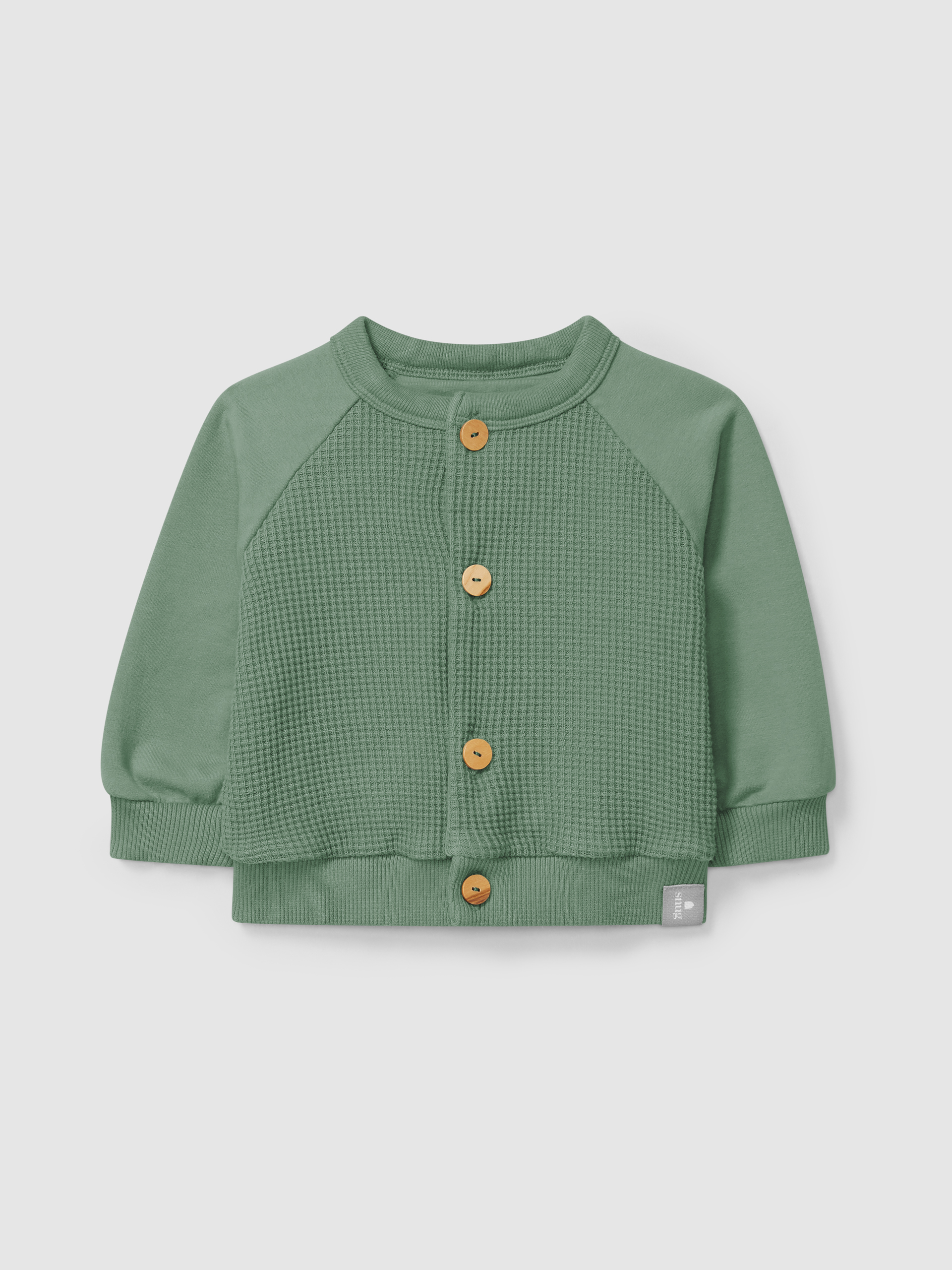 Waffle weave jacket