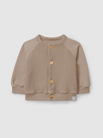 Gilet maille gaufrée Gilet maille gaufrée
