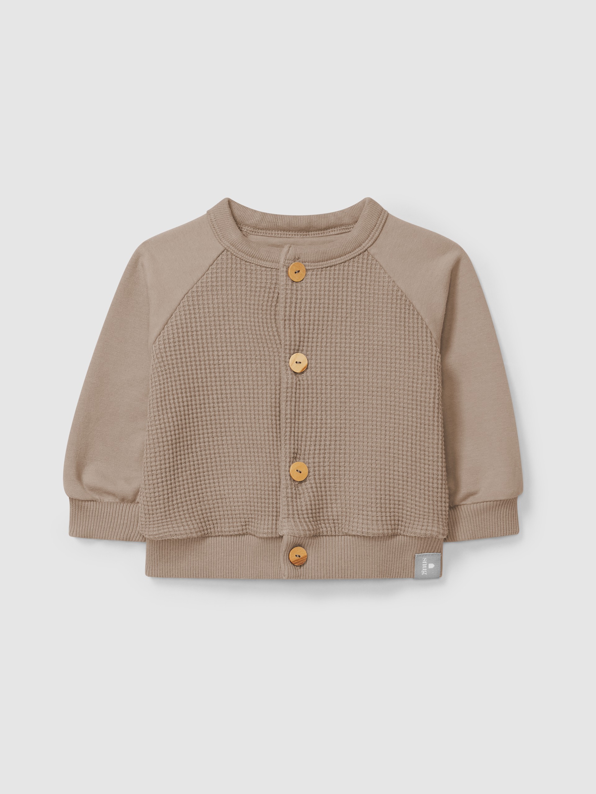 Waffle weave jacket