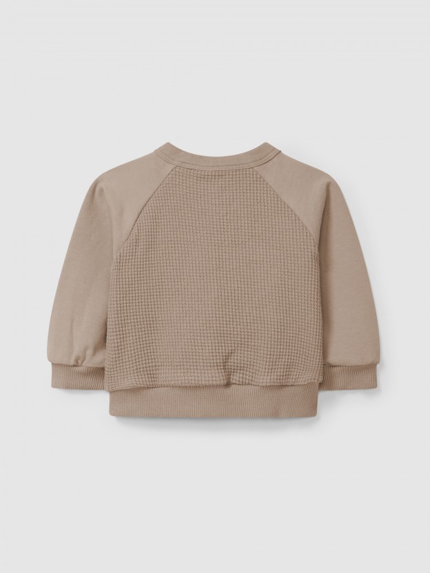 Waffle weave jacket Waffle weave jacket