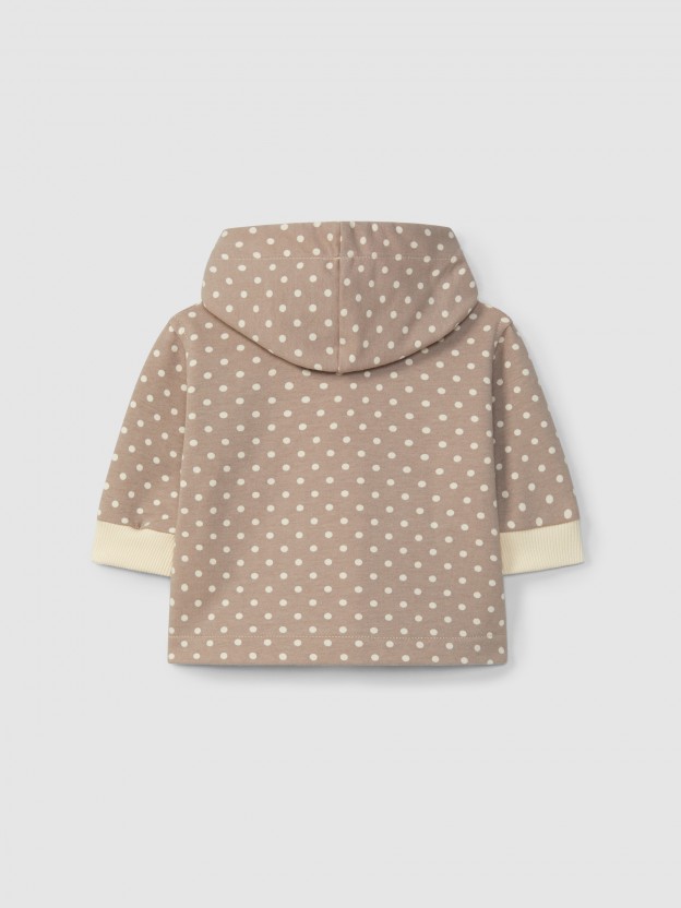 Printed hooded jacket Printed hooded jacket
