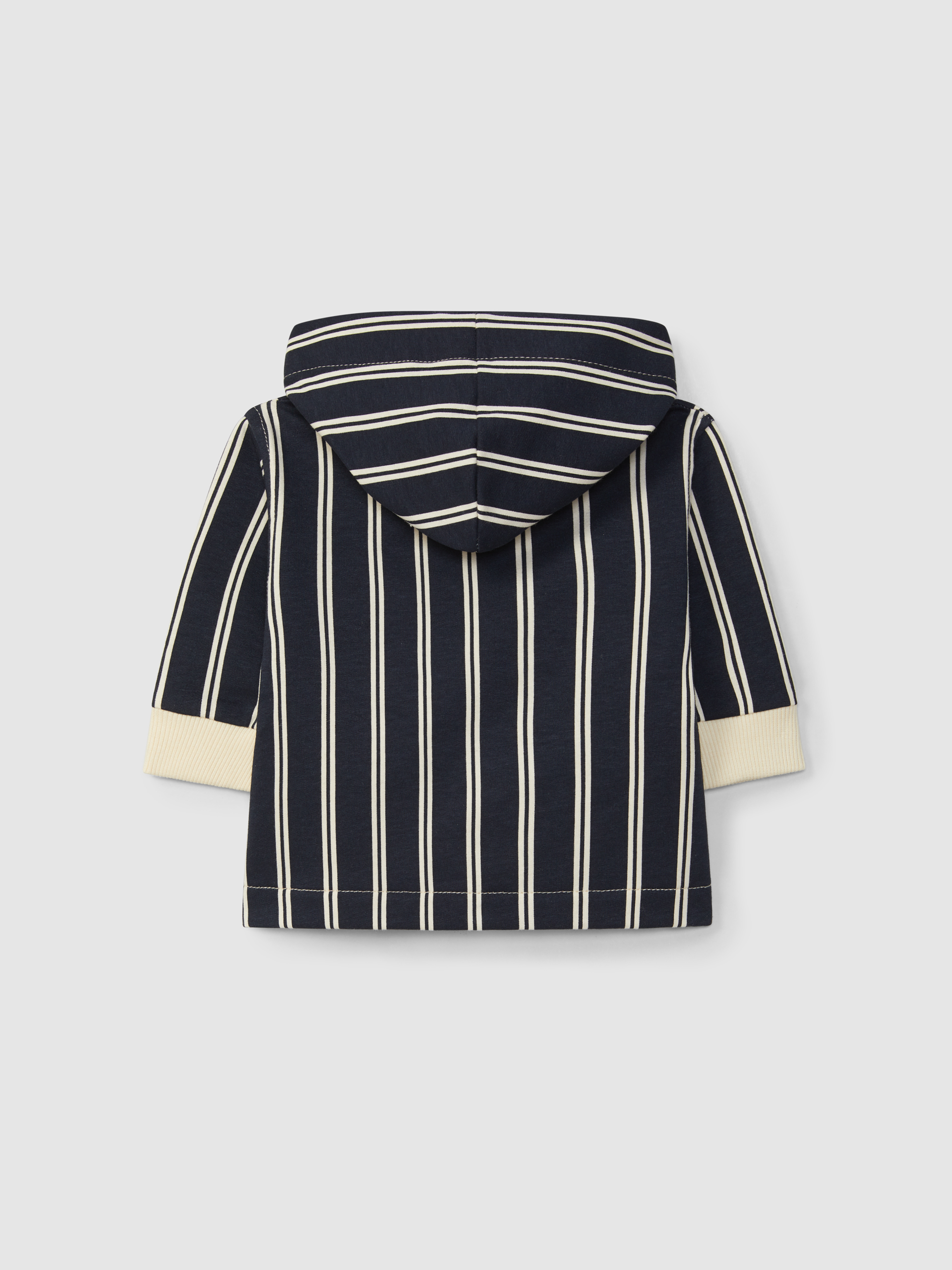 Gilet imprimé à capuche