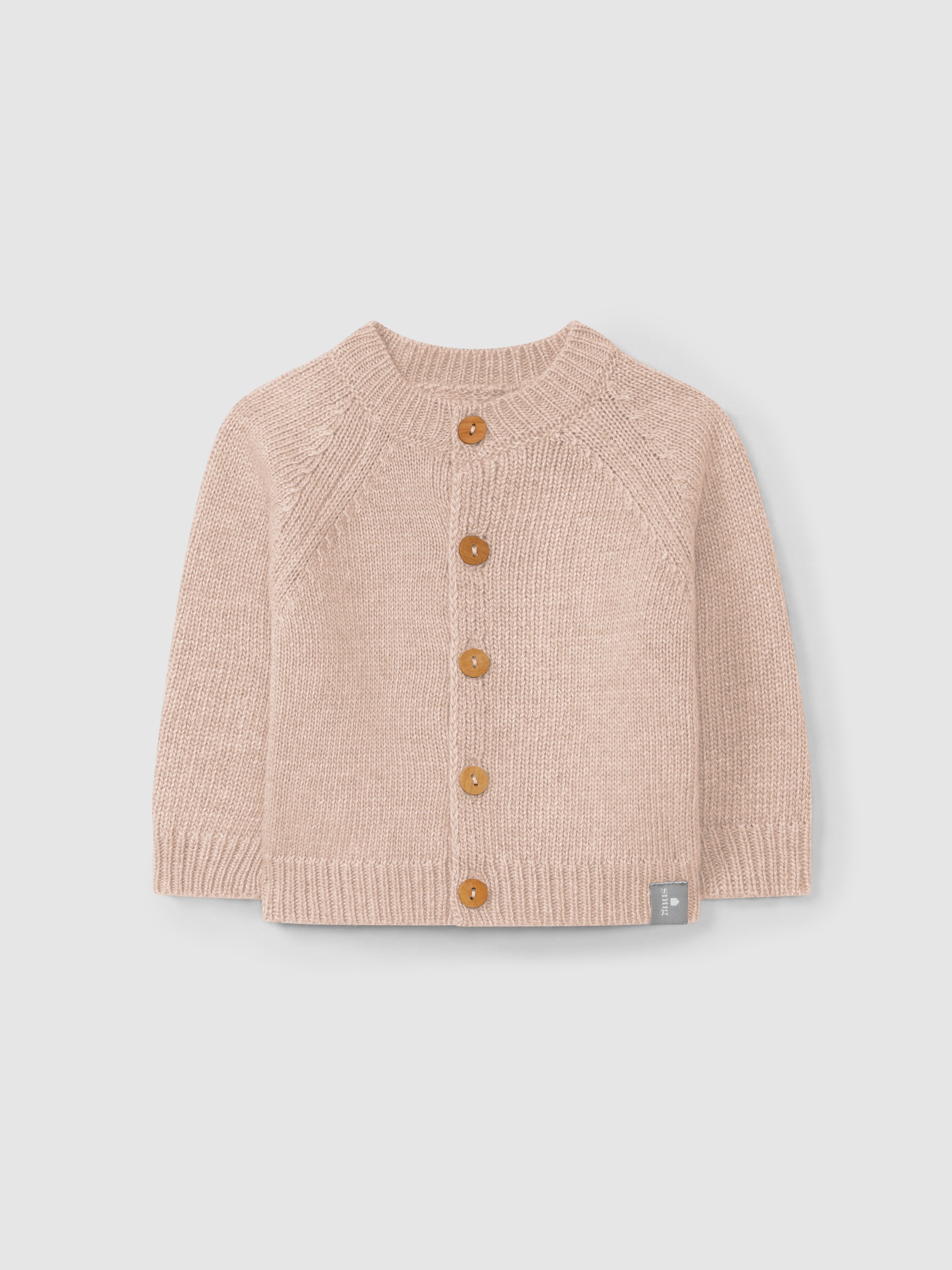 Gilet tricoté à col rond
