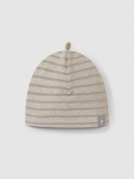 Beanie in soft brushed jersey Beanie in soft brushed jersey