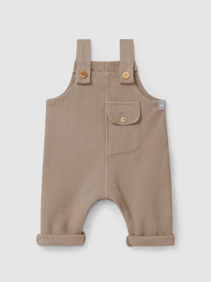 Dungarees in waffle weave Dungarees in waffle weave