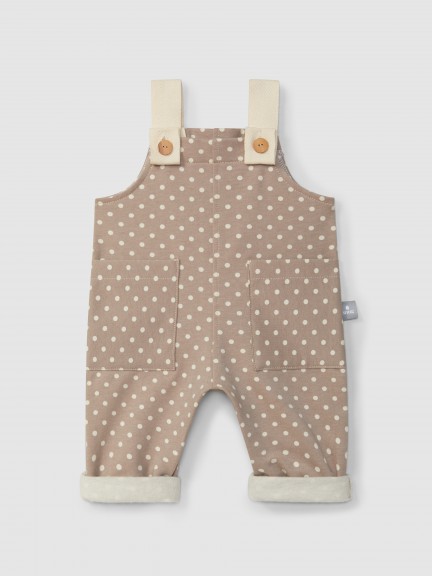 Printed dungarees with pockets Printed dungarees with pockets