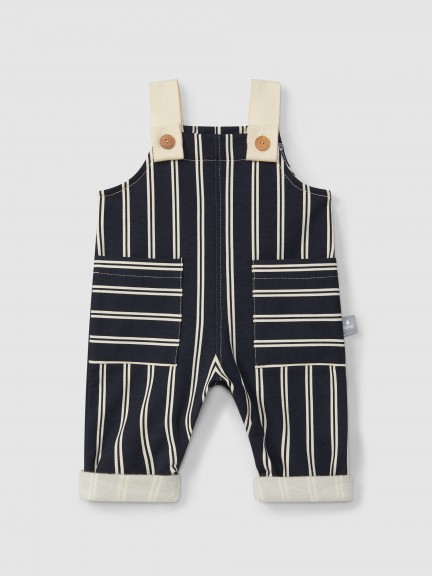 Printed dungarees with pockets Printed dungarees with pockets