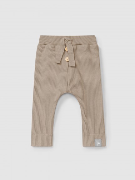 Ribbed jersey leggings Ribbed jersey leggings