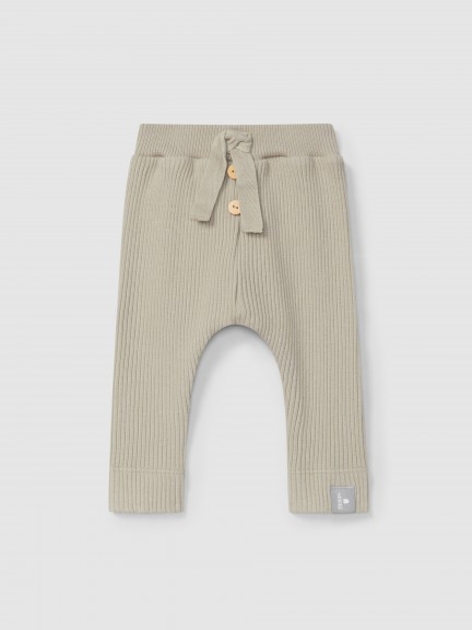 Ribbed jersey leggings Ribbed jersey leggings