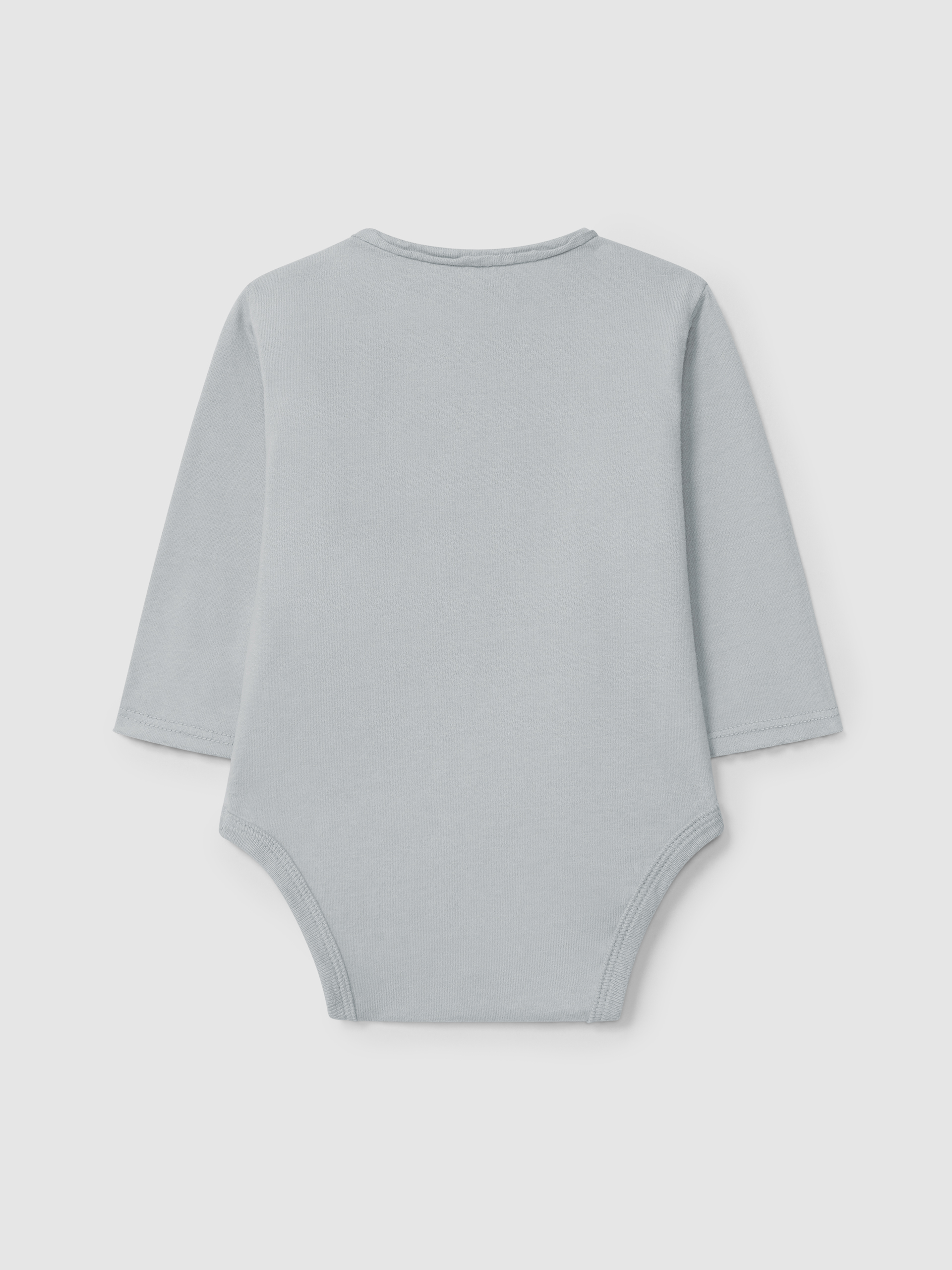 Body à col rond avec poche en coton biologique