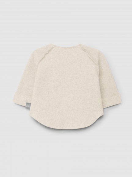 Pull en maille polaire en coton biologique Pull en maille polaire en coton biologique