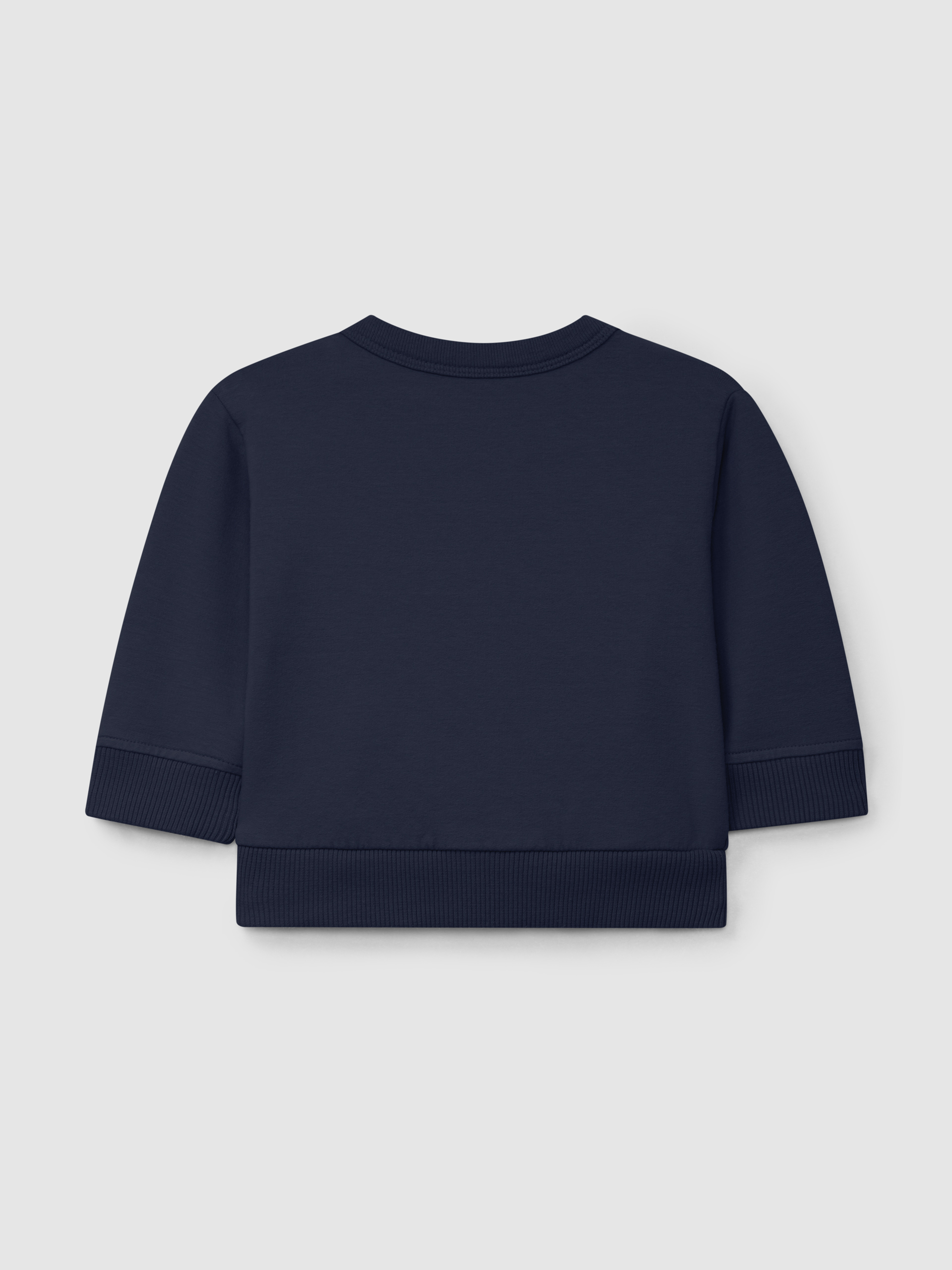 Plush sweatshirt with kangaroo pockets