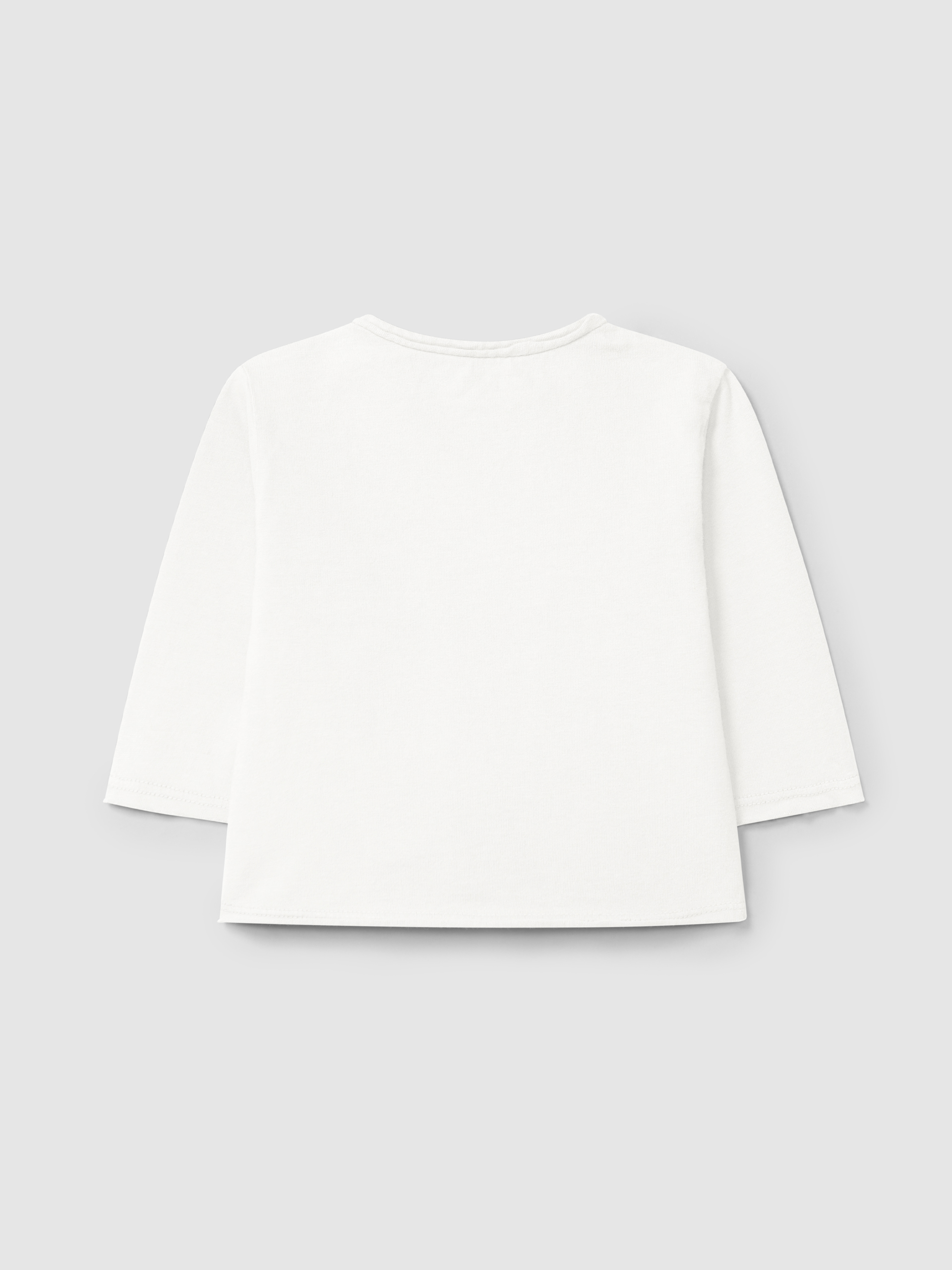 Longsleeve com bolso em algodão orgânico