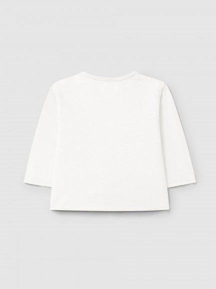 Longsleeve in organic cotton with pocket Longsleeve in organic cotton with pocket