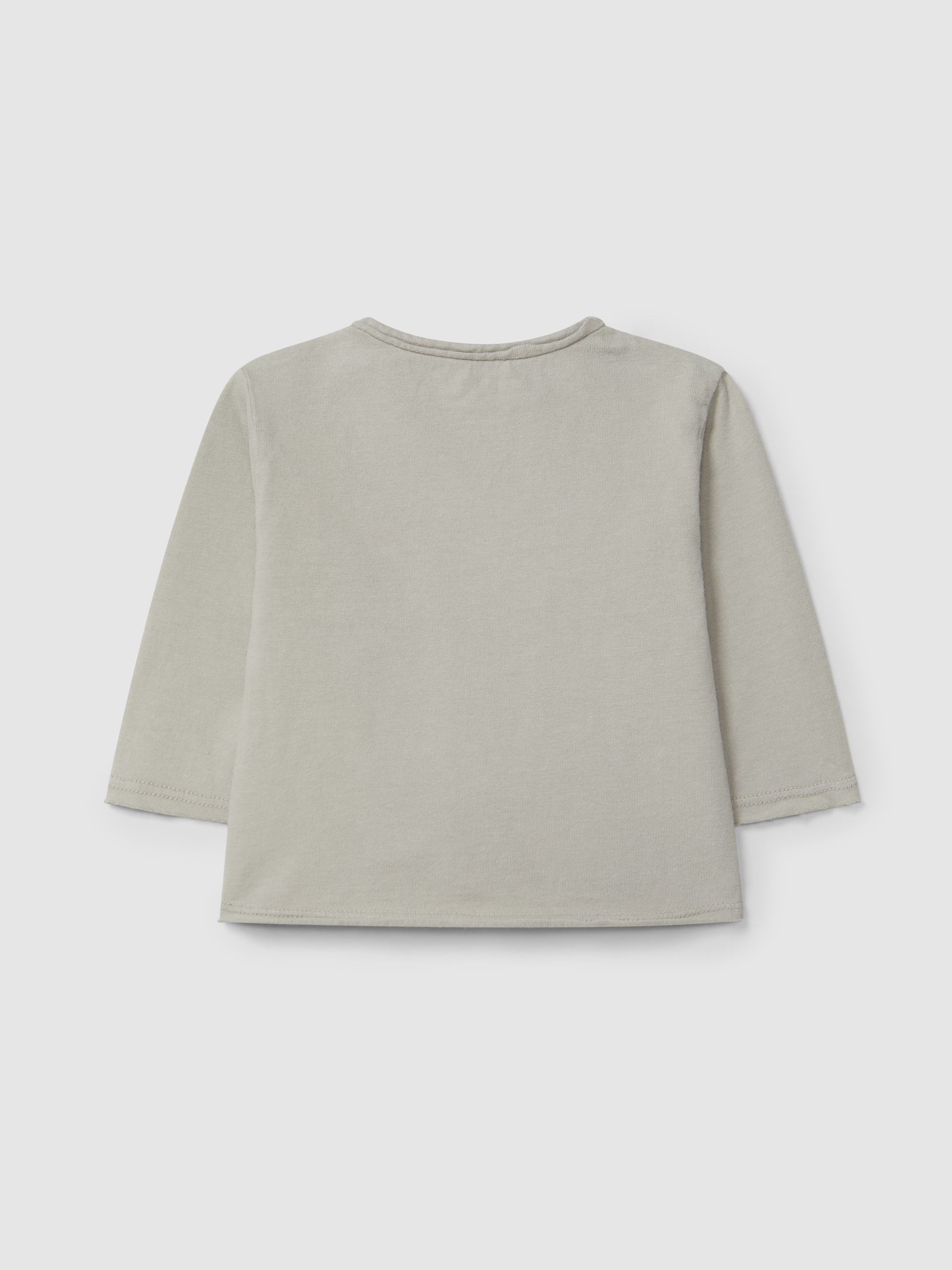 Longsleeve in organic cotton with pocket