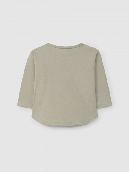 Longsleeve en coton biologique avec imprimé Longsleeve en coton biologique avec imprimé