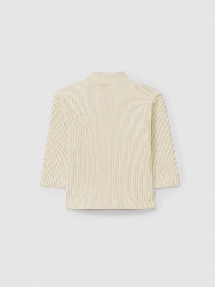Longsleeve turtleneck in ribbed jersey Longsleeve turtleneck in ribbed jersey