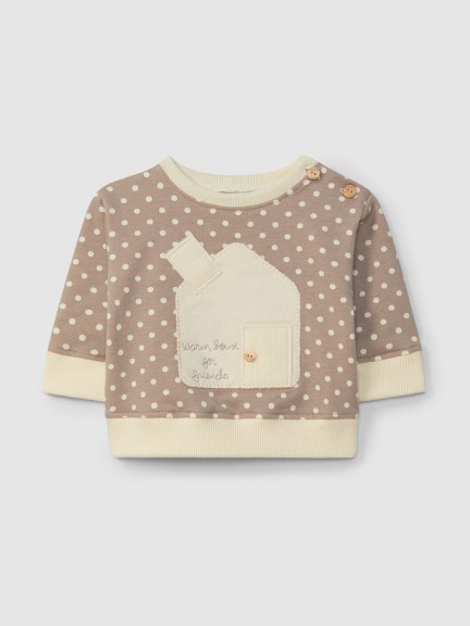 "Warm house for friends" house sweatshirt "Warm house for friends" house sweatshirt