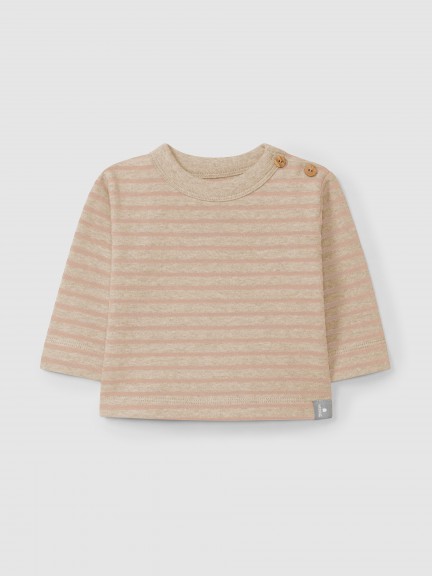 Striped longsleeve in soft brushed jersey Striped longsleeve in soft brushed jersey