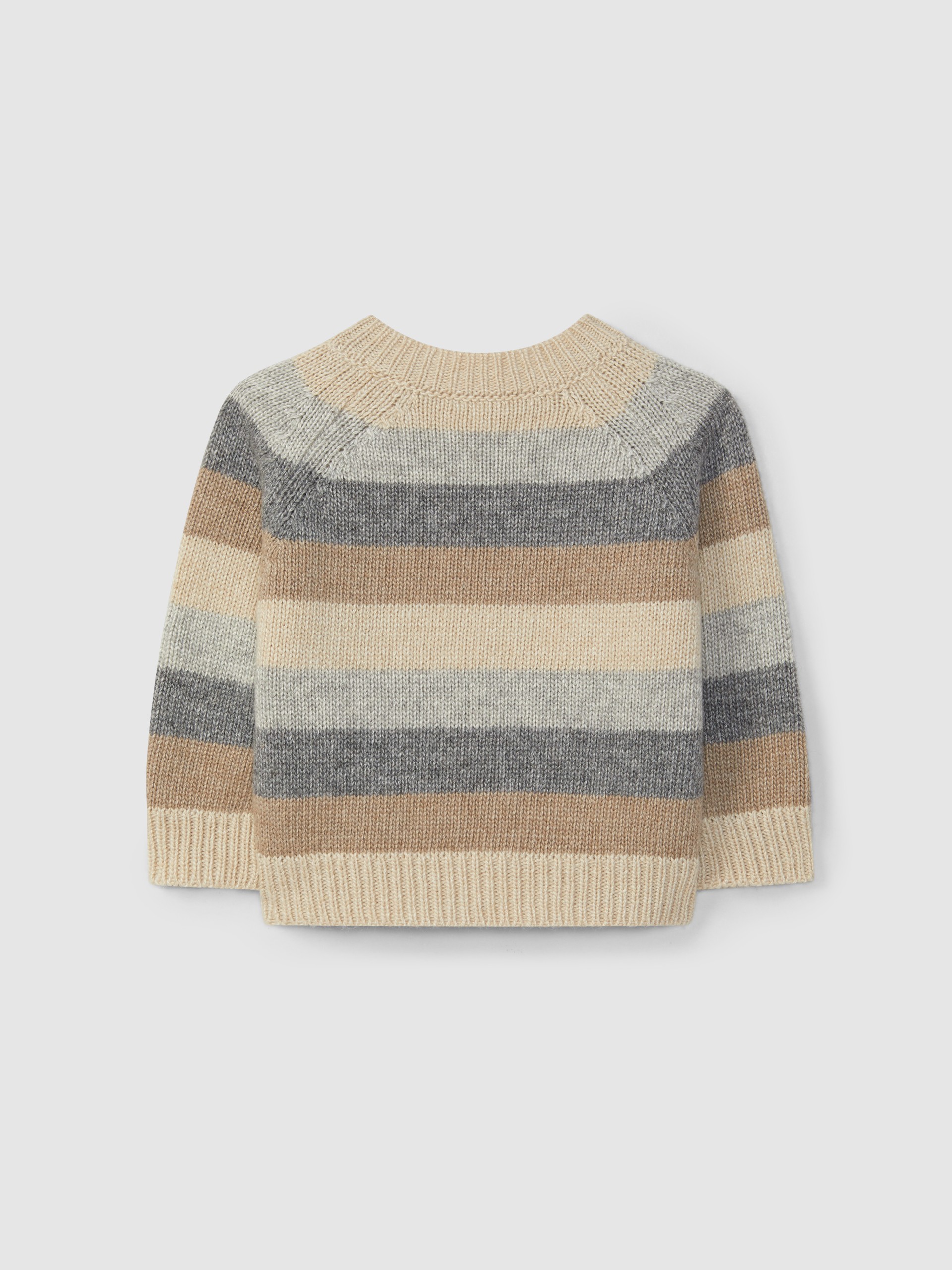 Pull à rayures tricoté