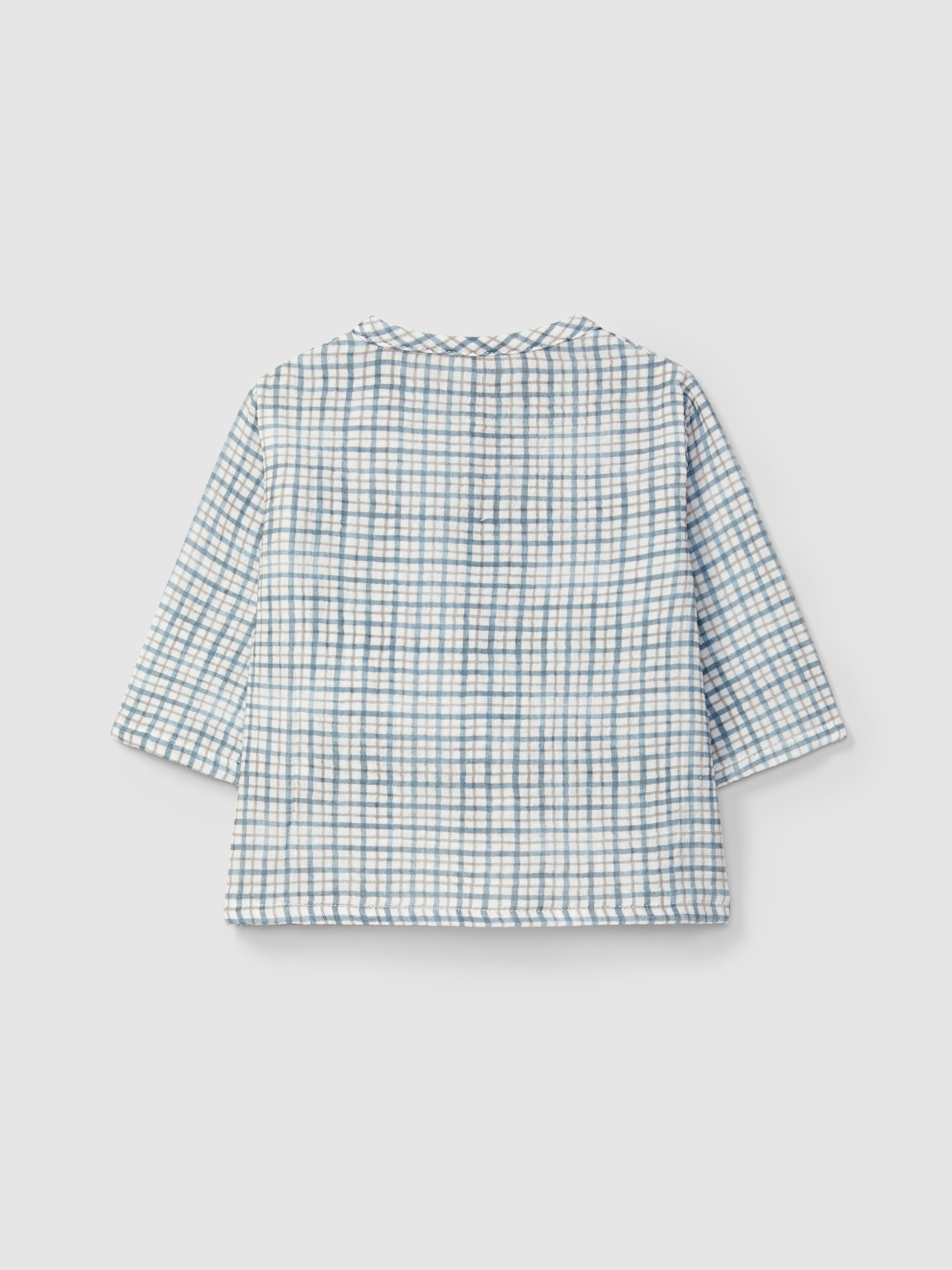 Camisa de muselina estampada