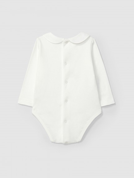 Body cuello Peter Pan con manga larga Body cuello Peter Pan con manga larga