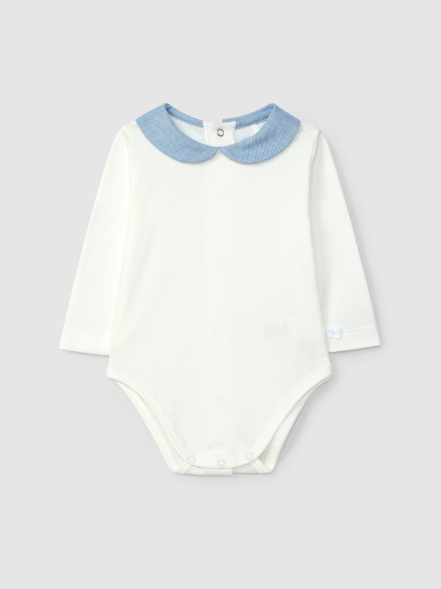 Body col claudine en tissu