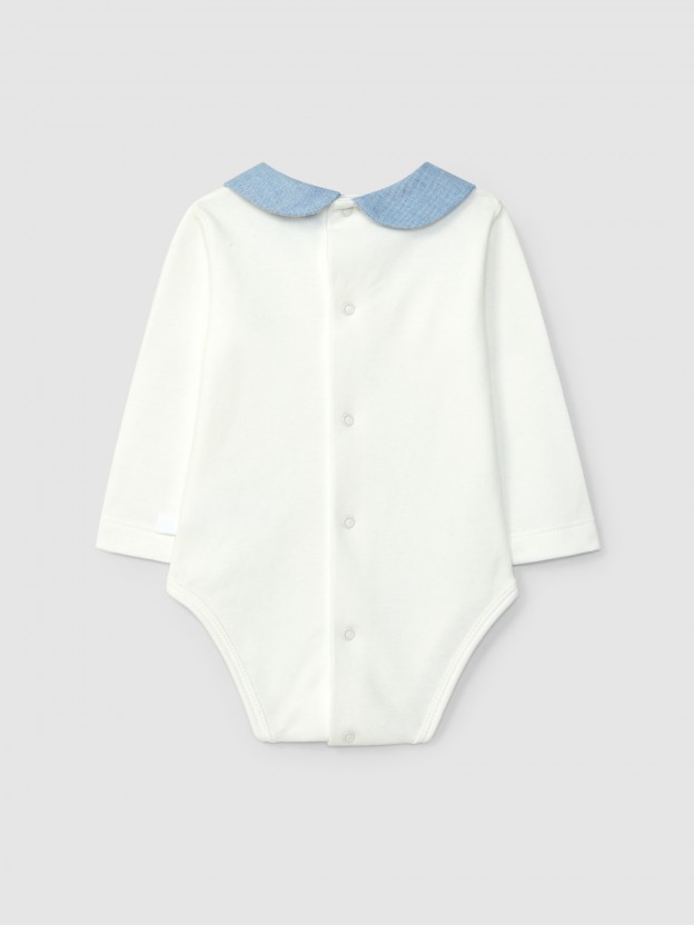 Body col claudine en tissu