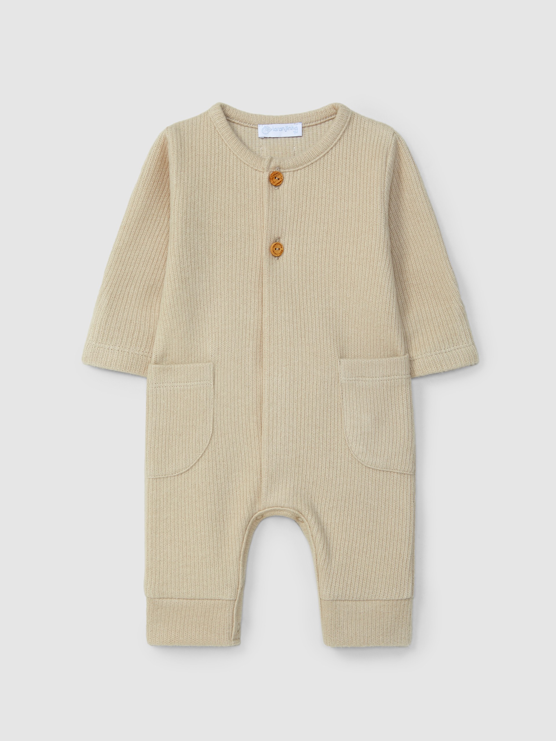 Organic cotton jumpsuit with pockets