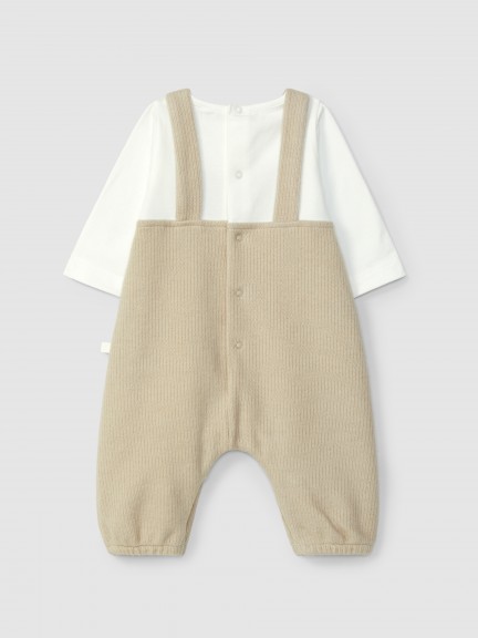 Two-in-one organic cotton romper Two-in-one organic cotton romper