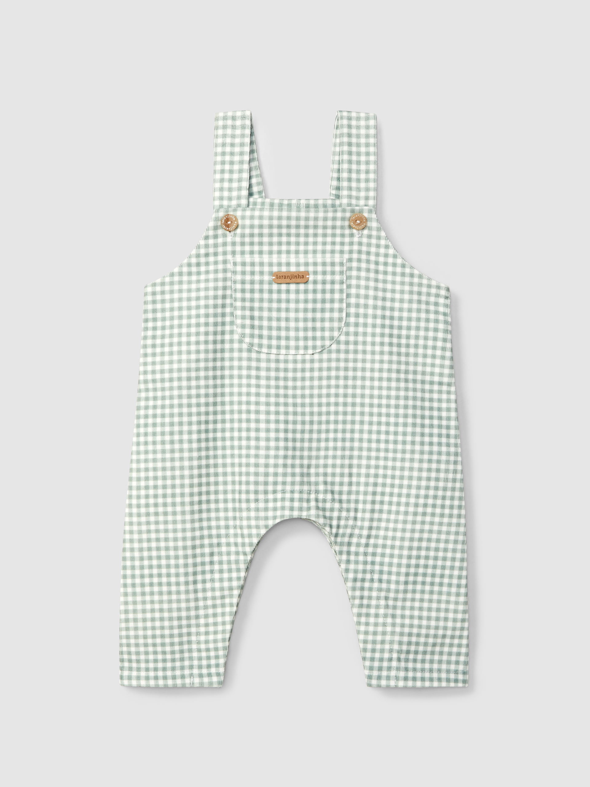 Peto cuadros vichy con bolsillo