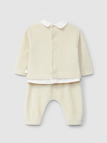 Two-piece ribbed velvet set Two-piece ribbed velvet set