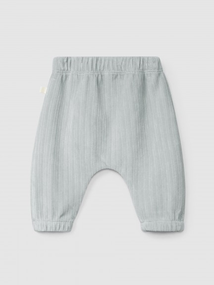 Pantalón pull-up terciopelo acanalado con bolsillo Pantalón pull-up terciopelo acanalado con bolsillo