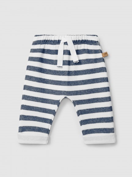 Striped pull-up pants Striped pull-up pants