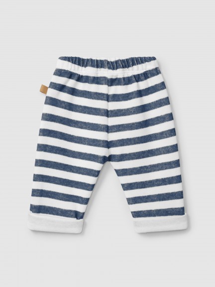 Striped pull-up pants Striped pull-up pants