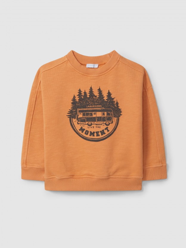 "Live the moment" sweatshirt "Live the moment" sweatshirt