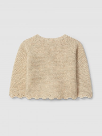 Knitted cardigan with details Knitted cardigan with details