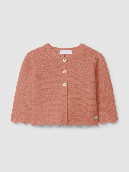 Knitted cardigan with details Knitted cardigan with details