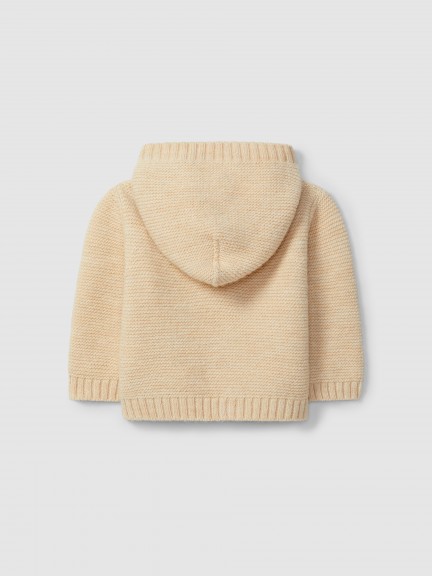 Knitted hooded coat Knitted hooded coat