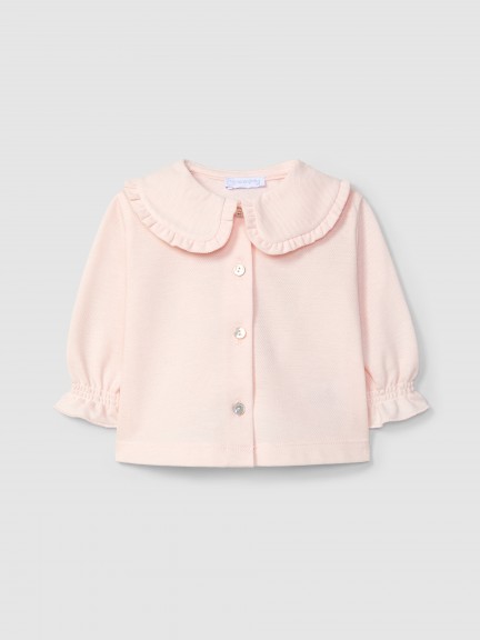 Piqu� blouse