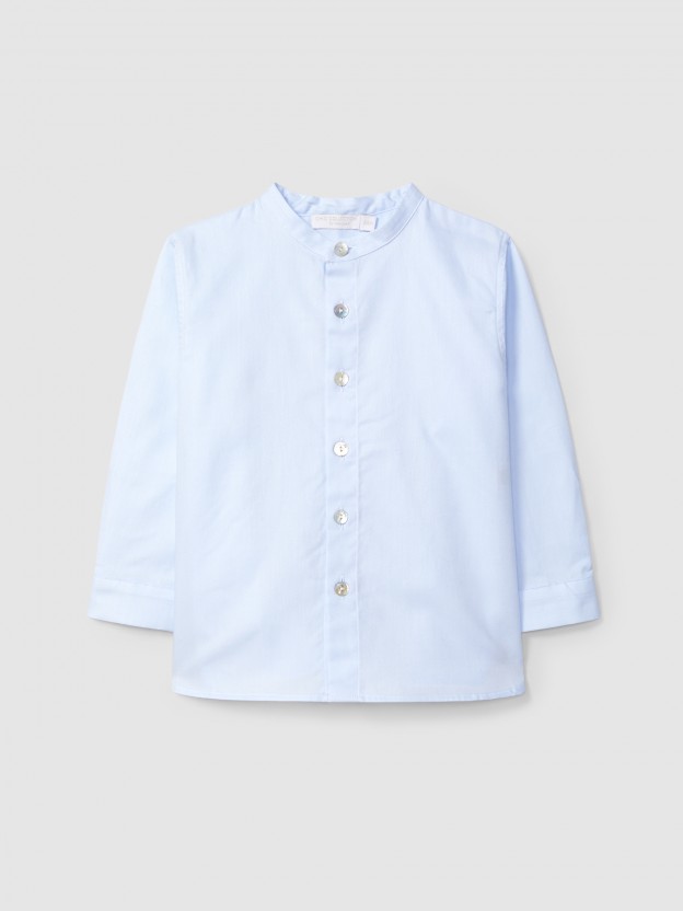 Camisa cuello mao Camisa cuello mao