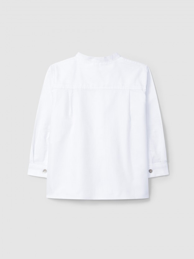 Camisa cuello mao