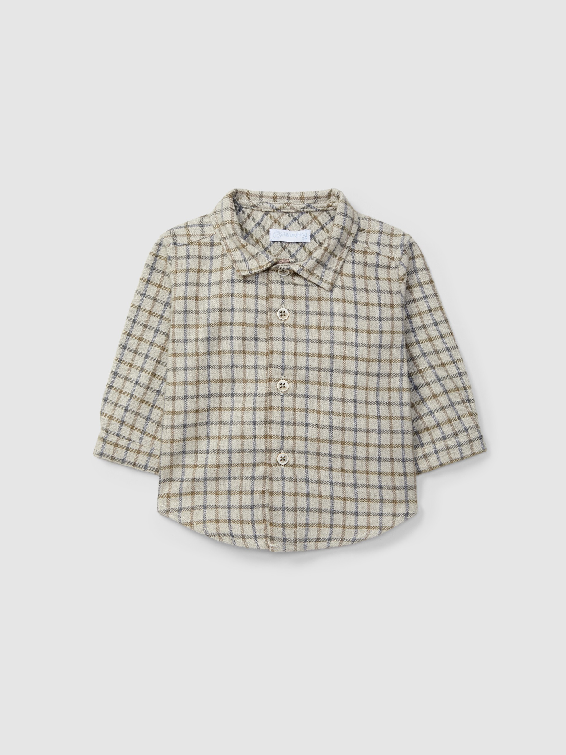 Camisa xadrez algodão orgânico