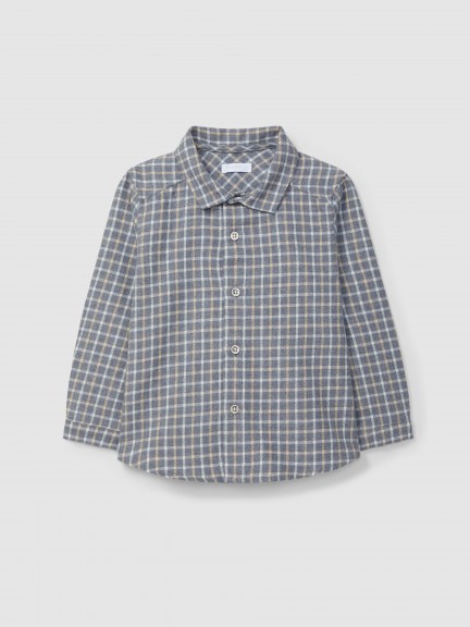 Organic cotton check shirt Organic cotton check shirt