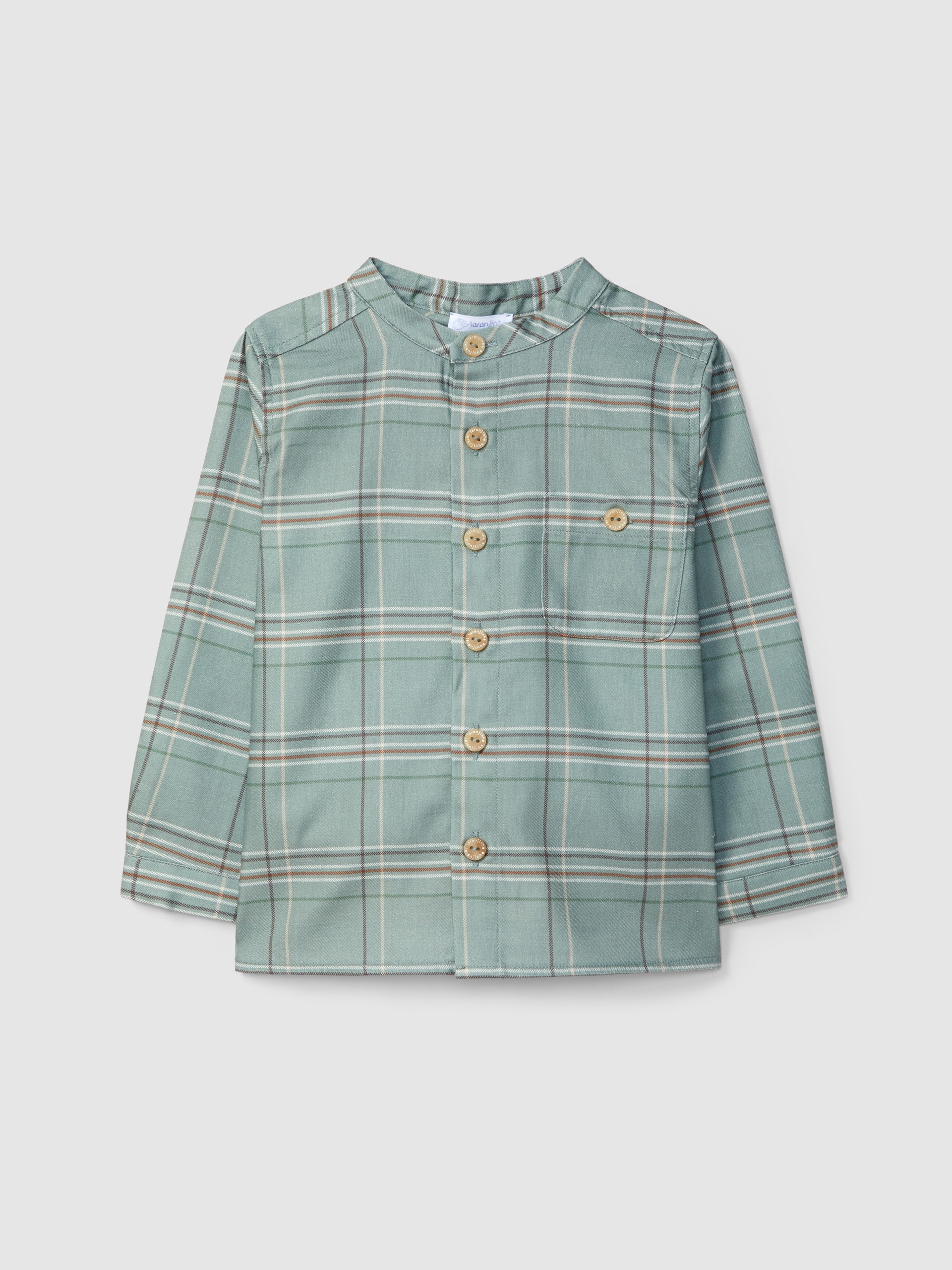 Camisa de cuadros con bolsillo