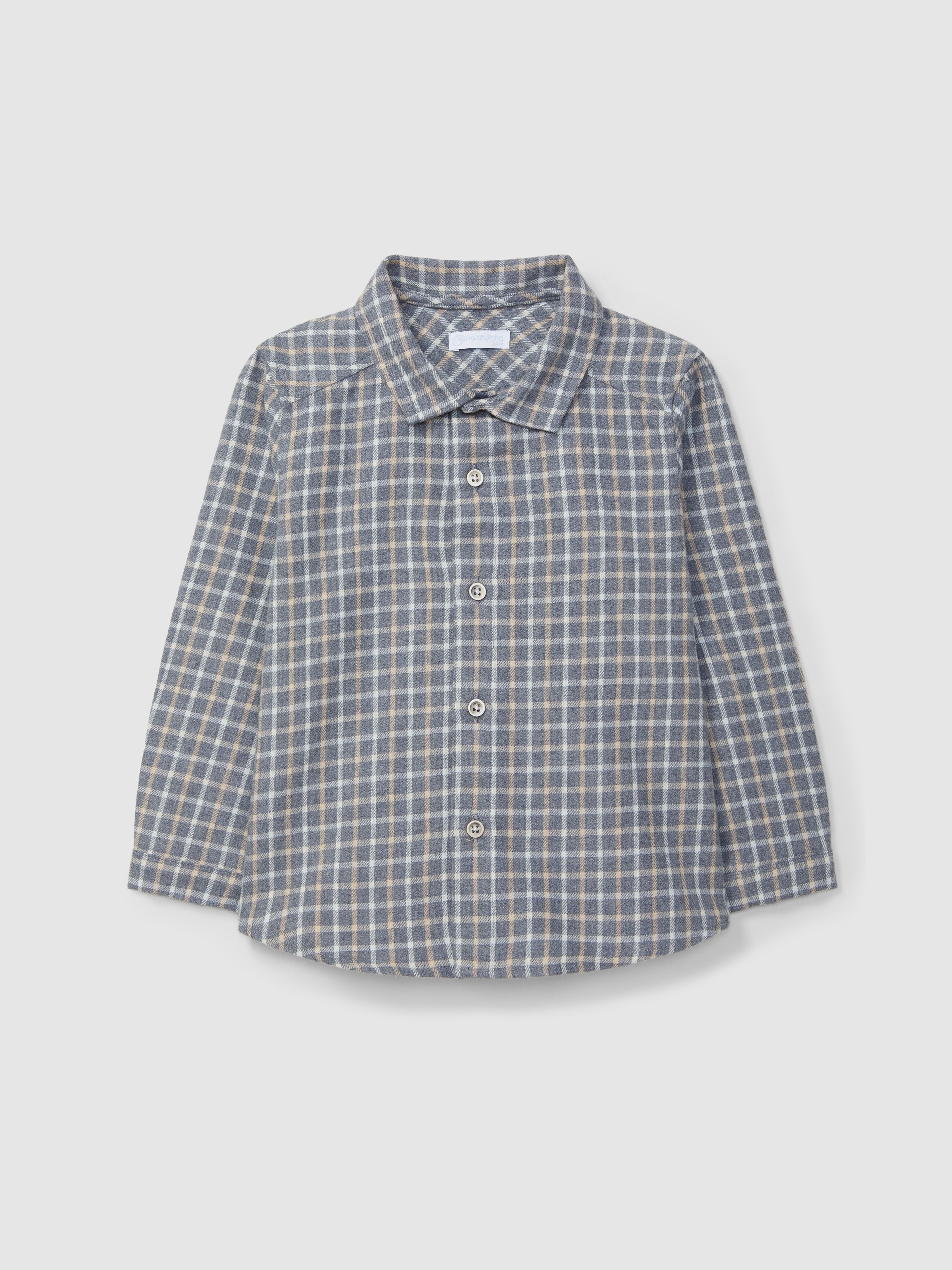 Organic cotton check shirt
