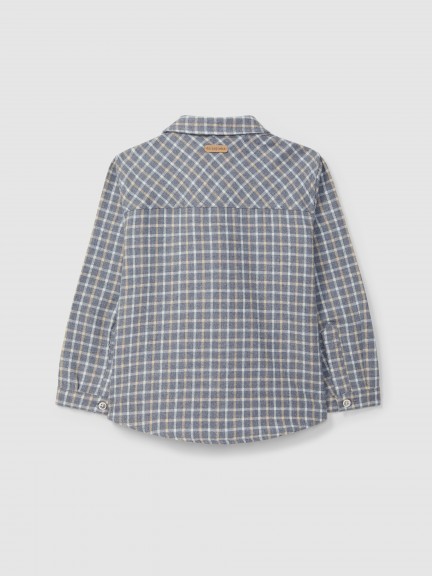 Organic cotton check shirt Organic cotton check shirt